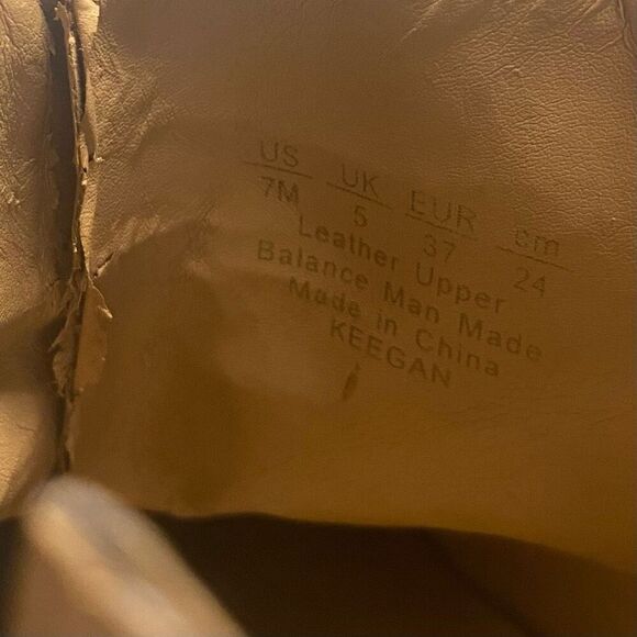 FRANCO SARTO Women’s Keegan Leather Brown Boots  Size 7M Side Zip SEE DESCRIPTIO - Picture 12 of 13